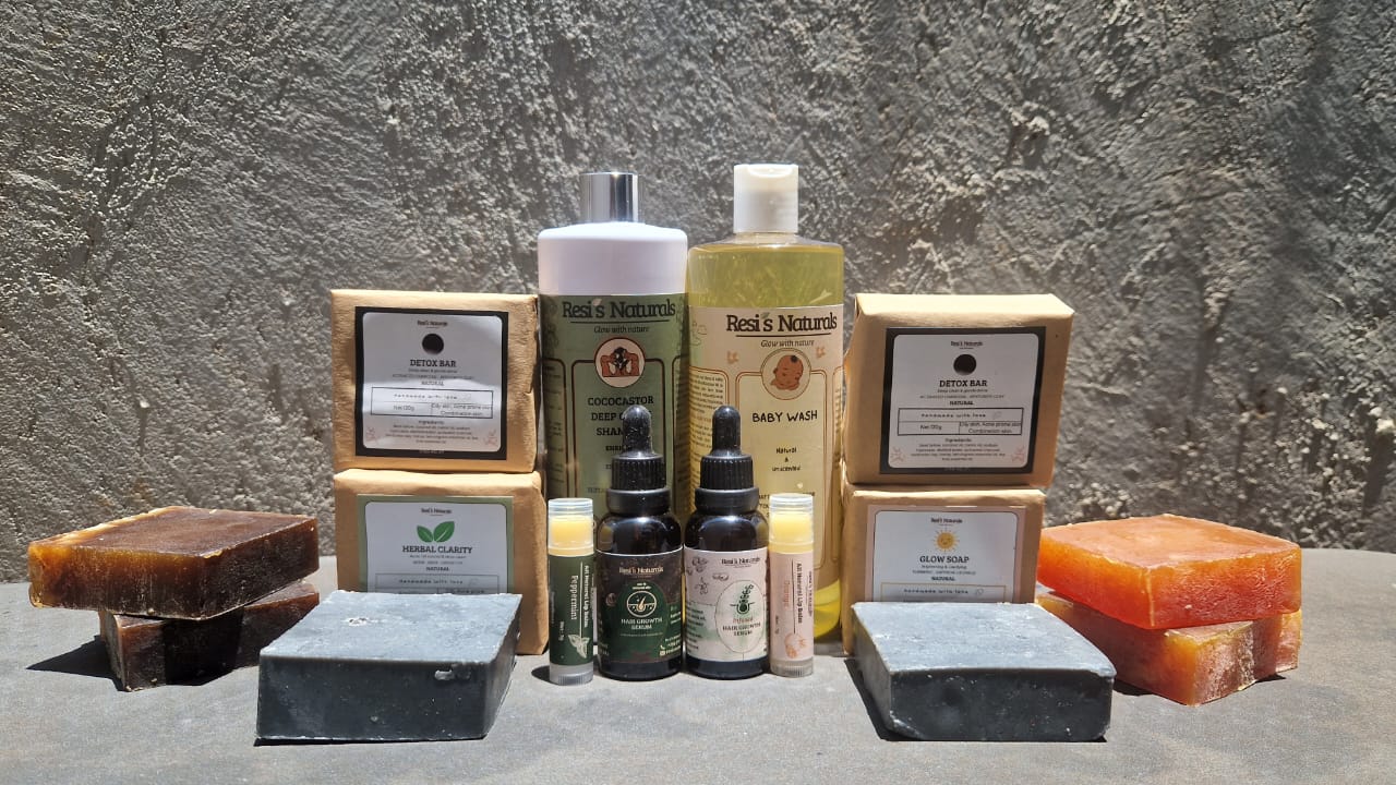 Natural skincare and wellness products from Resi's Naturals